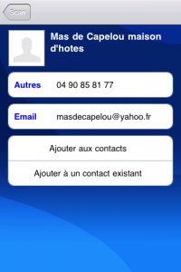 Récuperer le contact sur son iphone